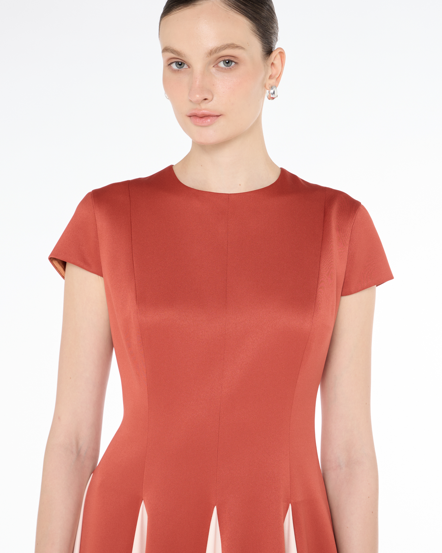 Color Block A-Line Dress