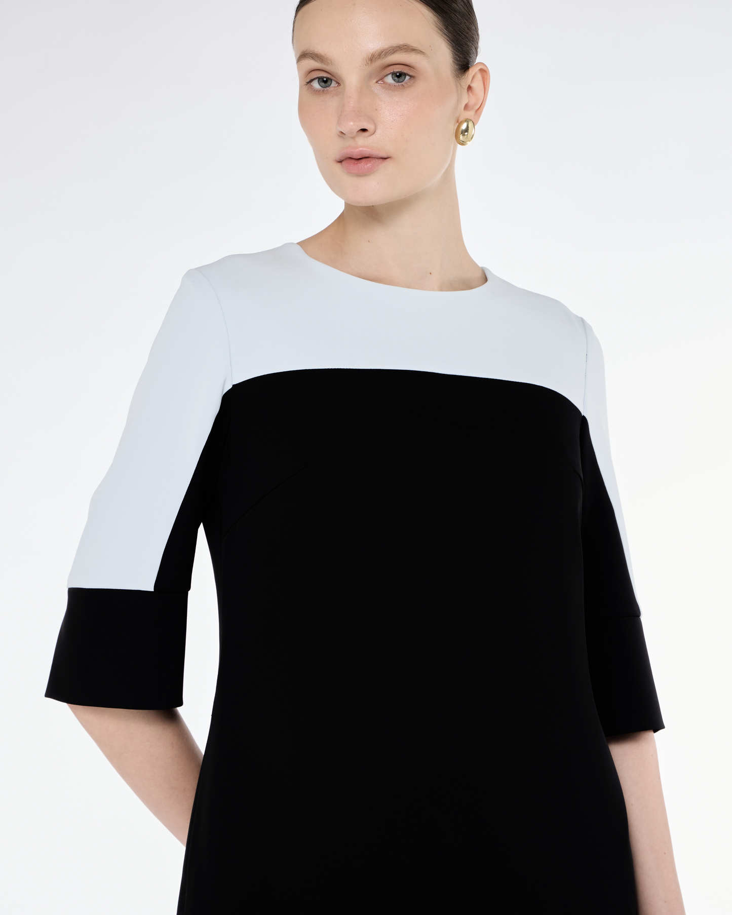 Color Block Midi Dress