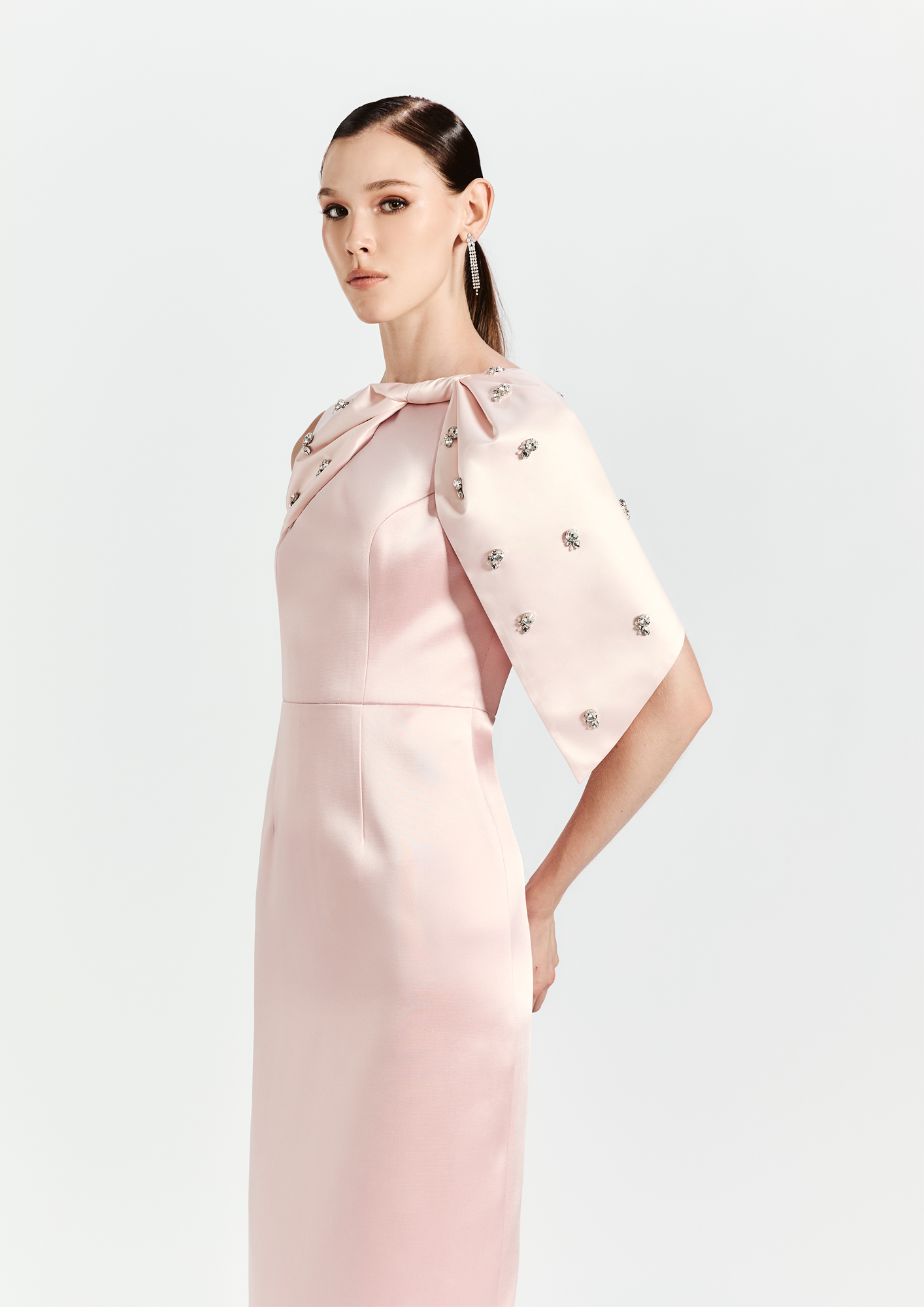 Crystal-Embellished Gown