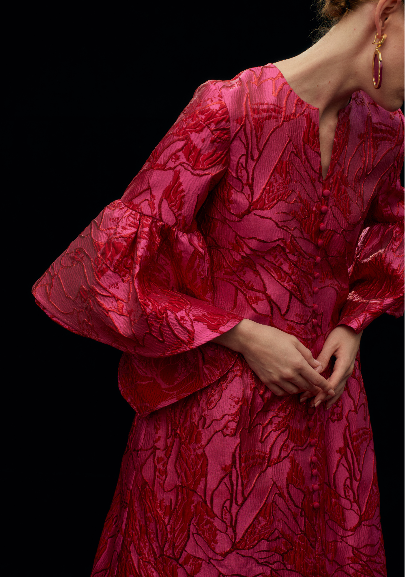 Jacquard Gown