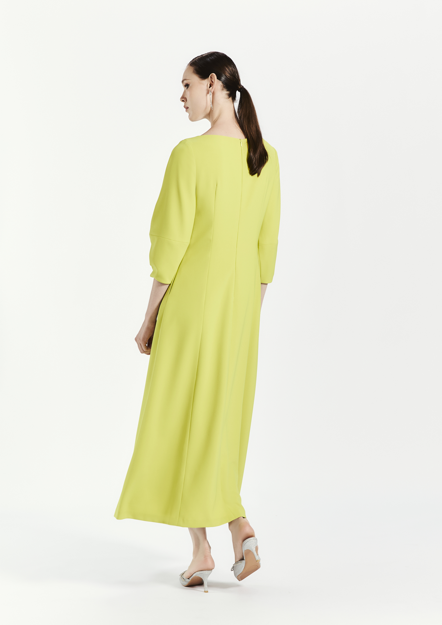 Boat-Neck Maxi Dress