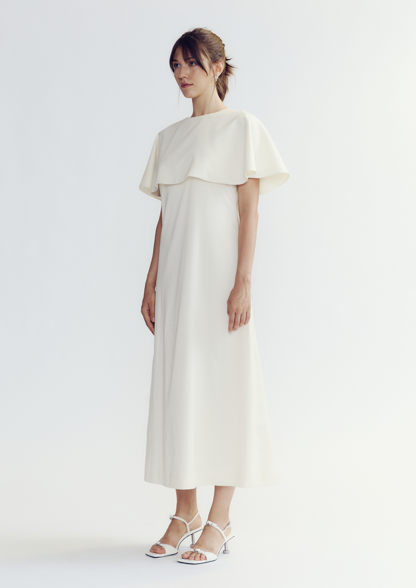 Cape Maxi Dress