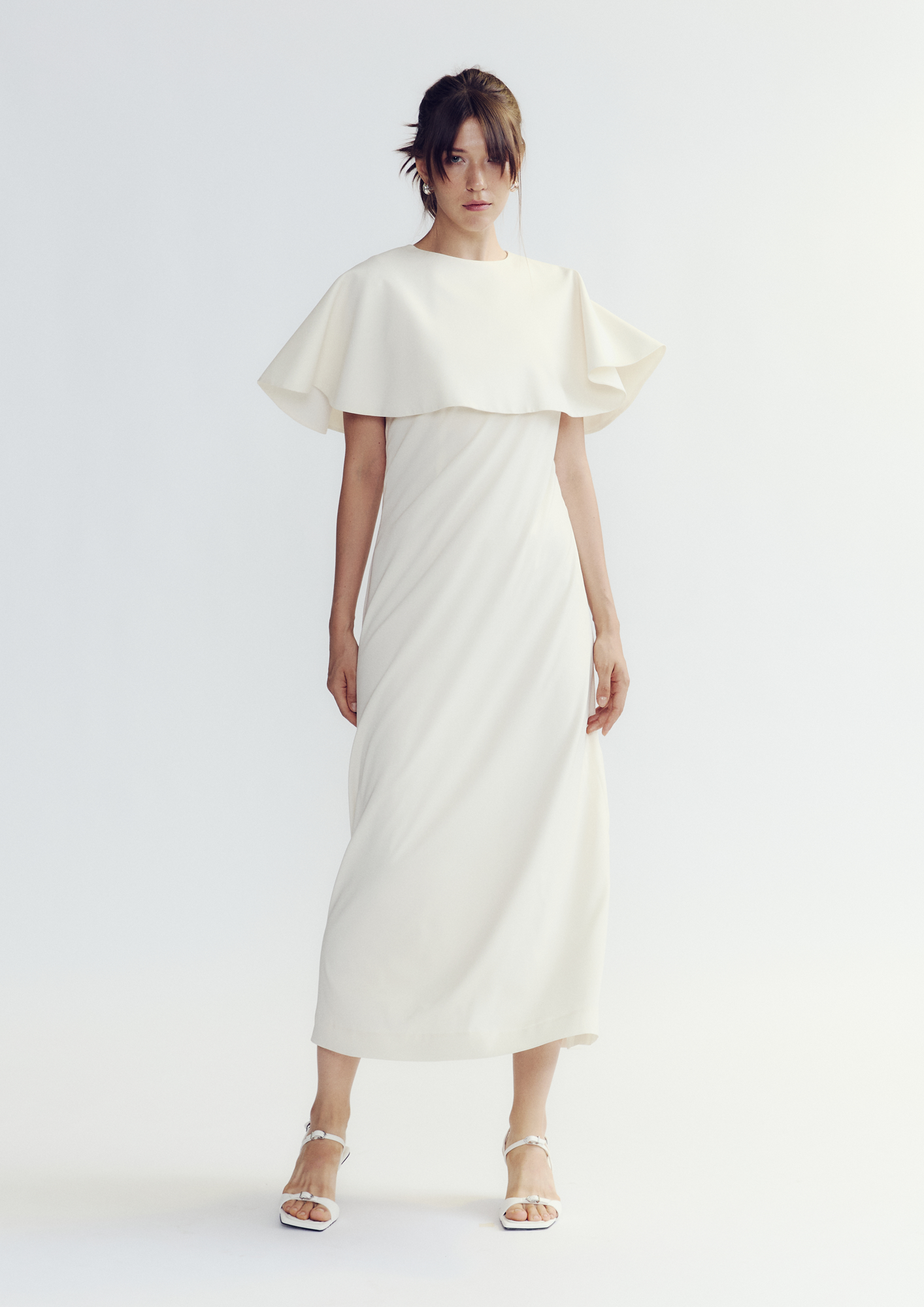 Cape Maxi Dress