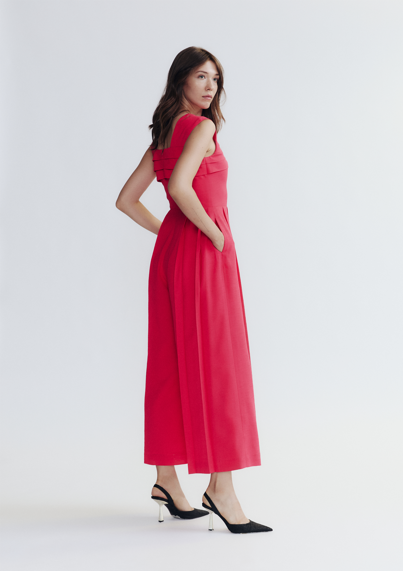 Pintuck Jumpsuit