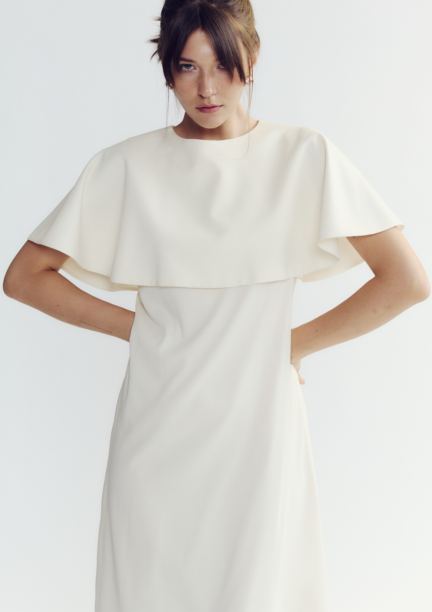 Cape Maxi Dress
