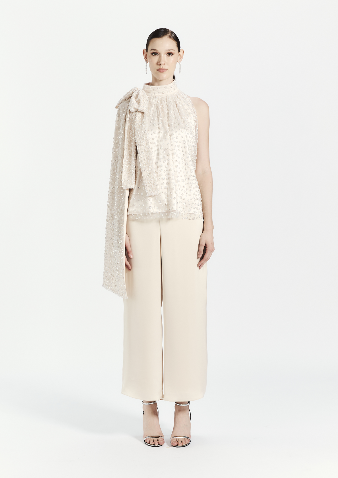 One Shoulder Bow Top