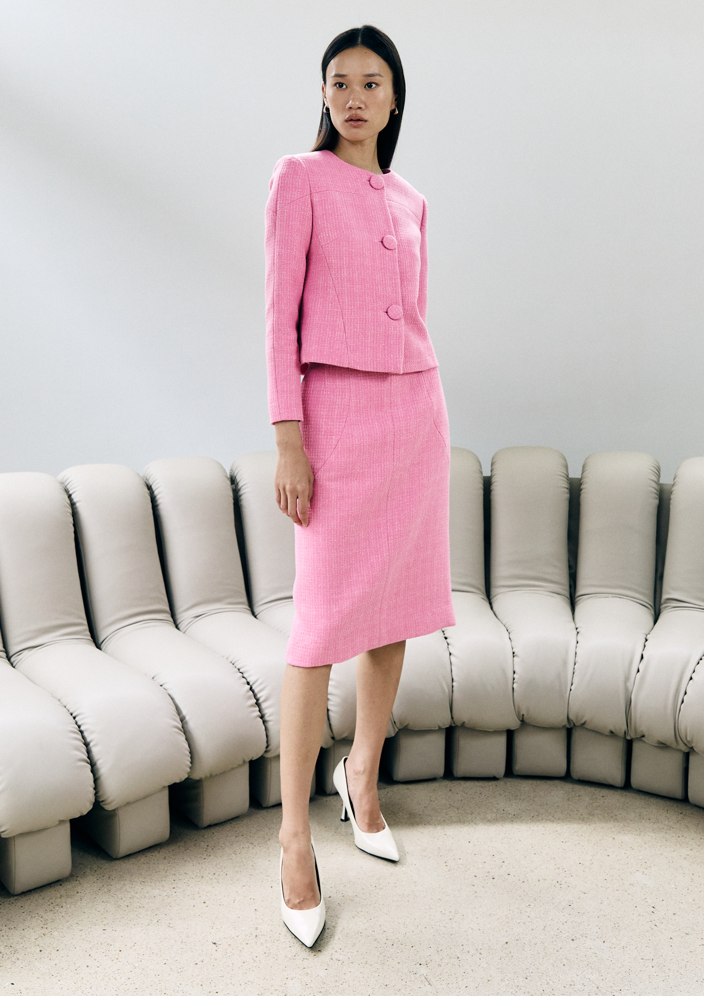 Tailored Tweed Blazer