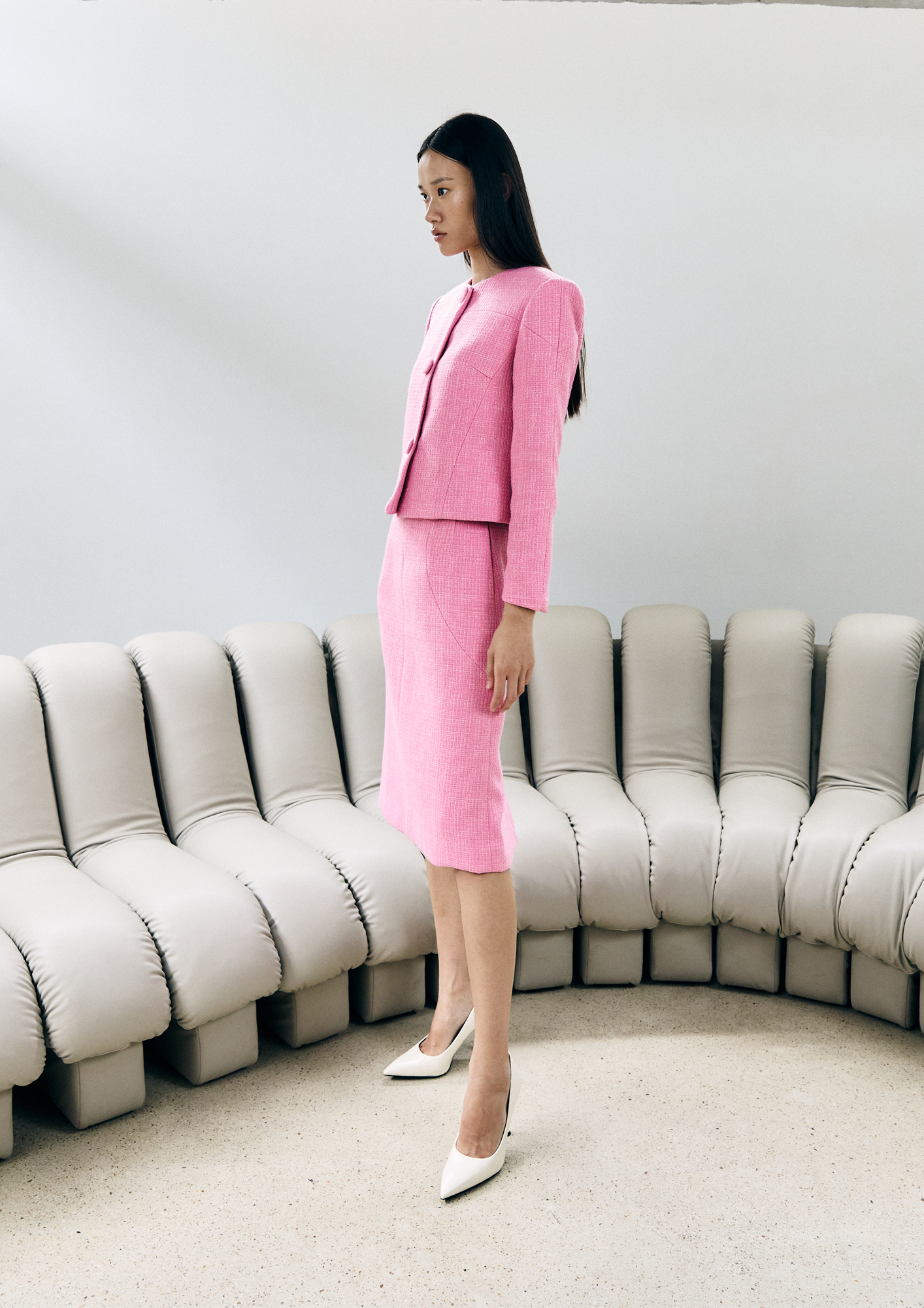 Tailored Tweed Blazer