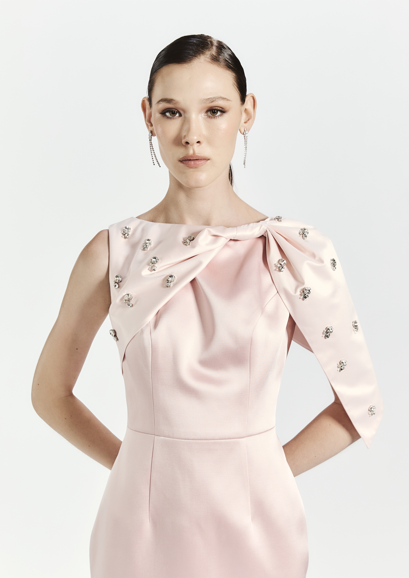Crystal-Embellished Gown