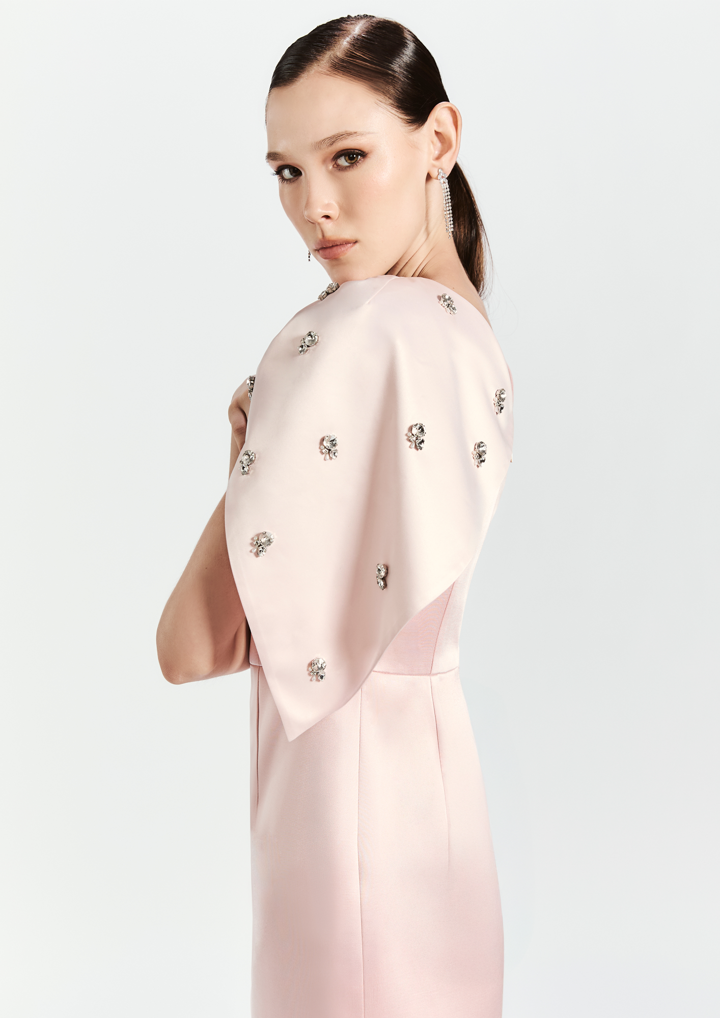 Crystal-Embellished Gown