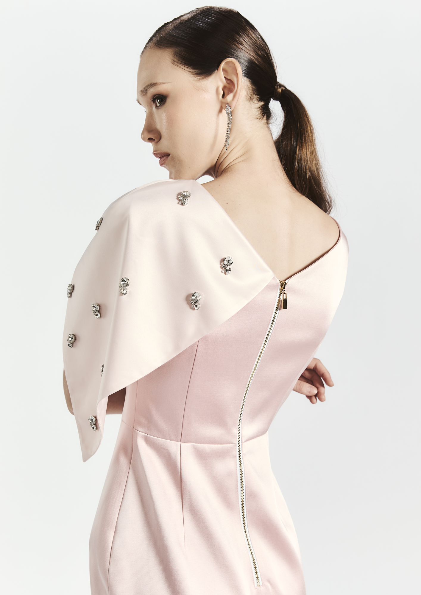 Crystal-Embellished Gown