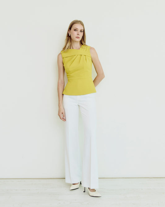 Draped Sleeveless Top