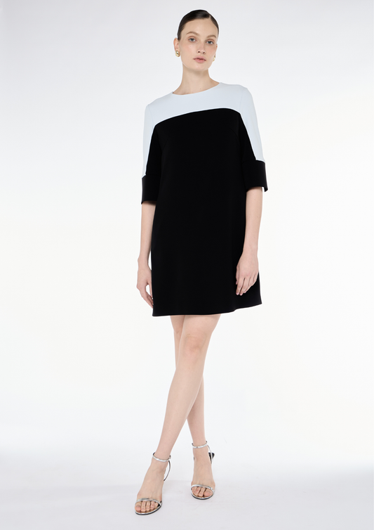 Color Block Midi Dress