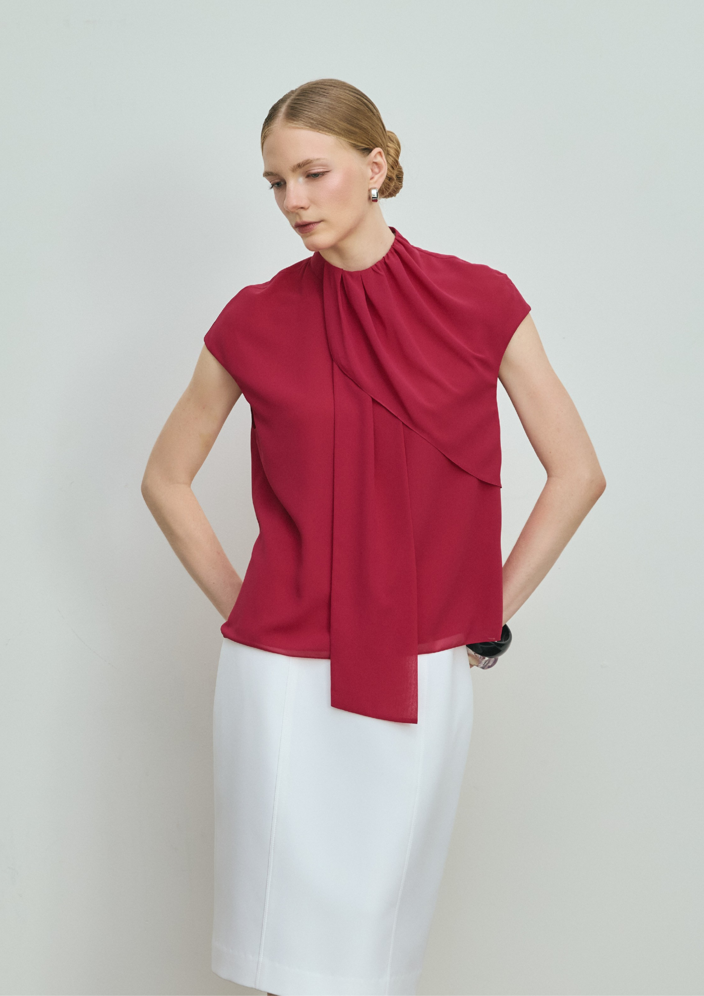 Draped Blouse