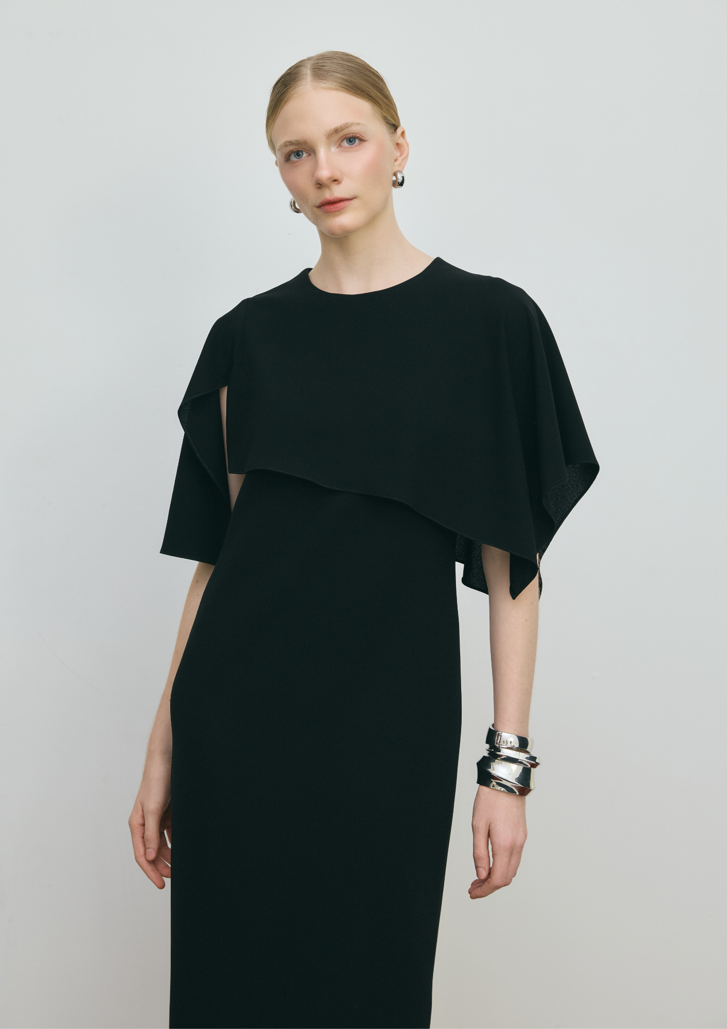 Cape Sheath Dress