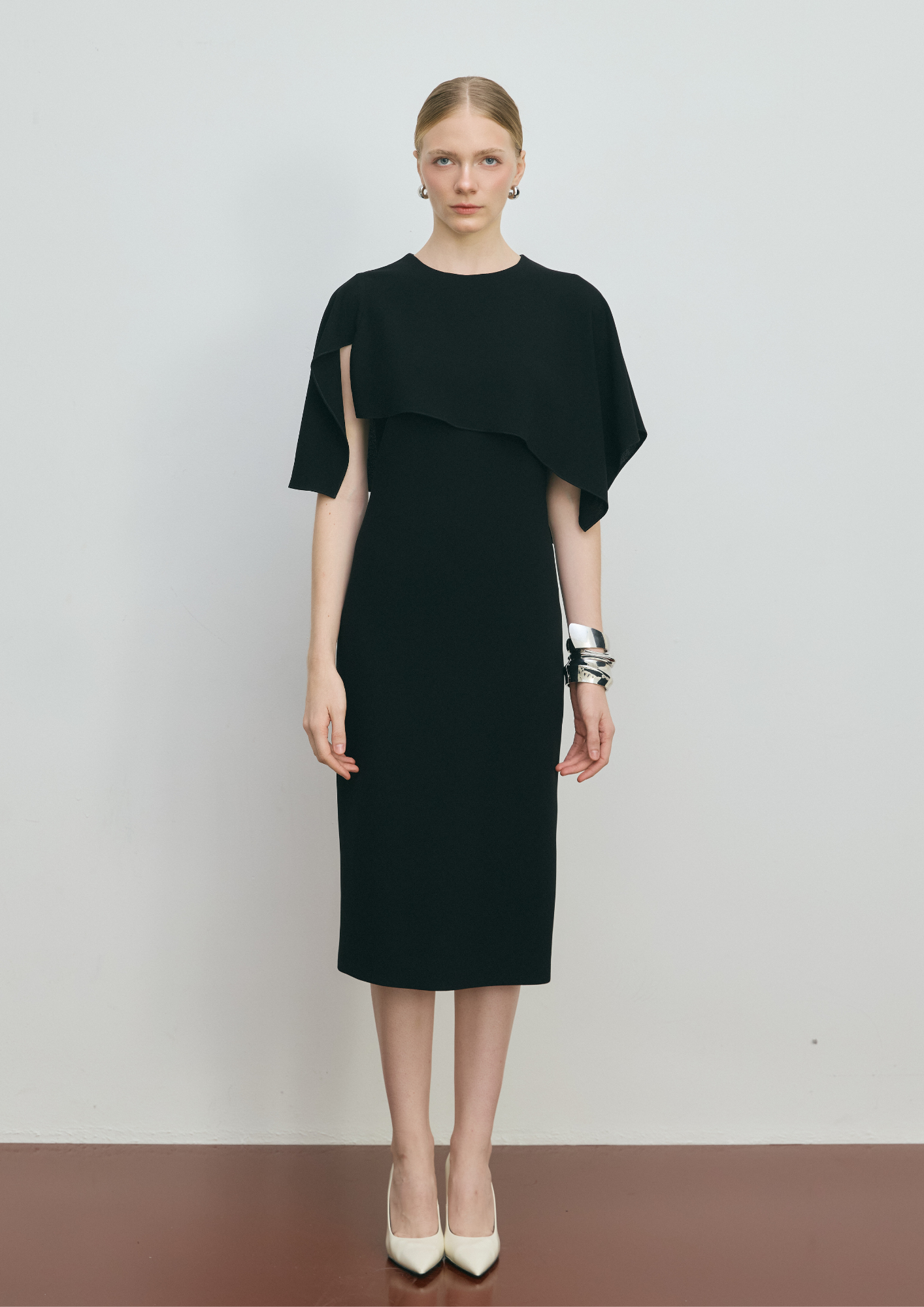 Cape Sheath Dress