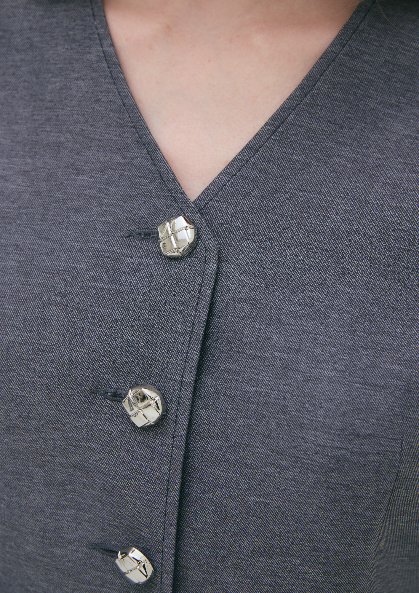 Buttoned Vest Top