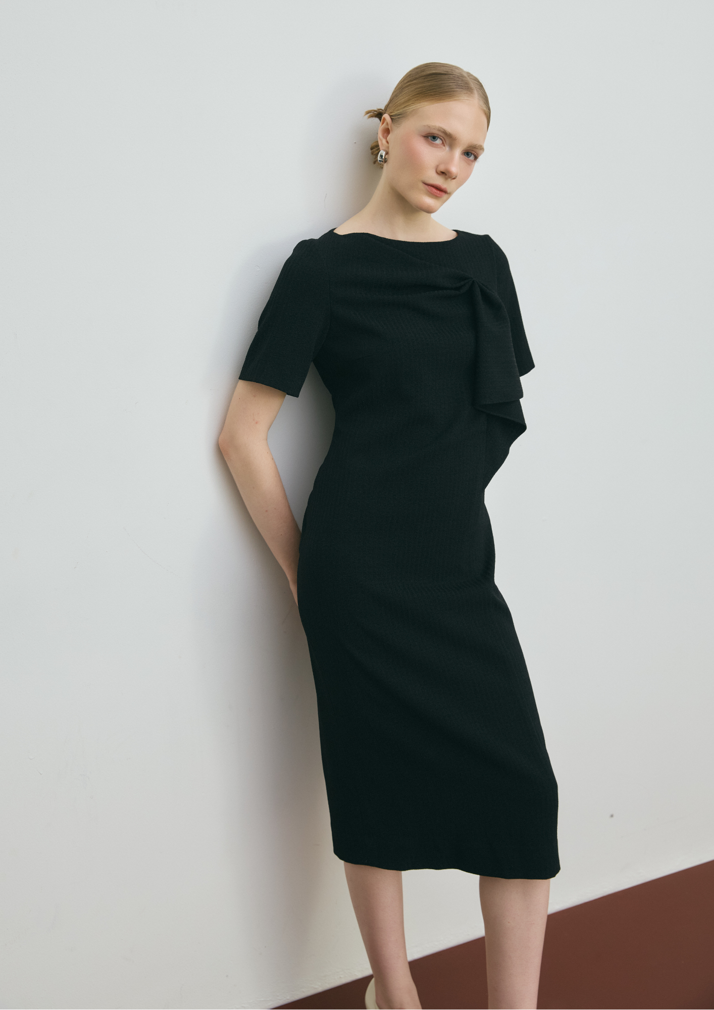 Draped Sheath Dress