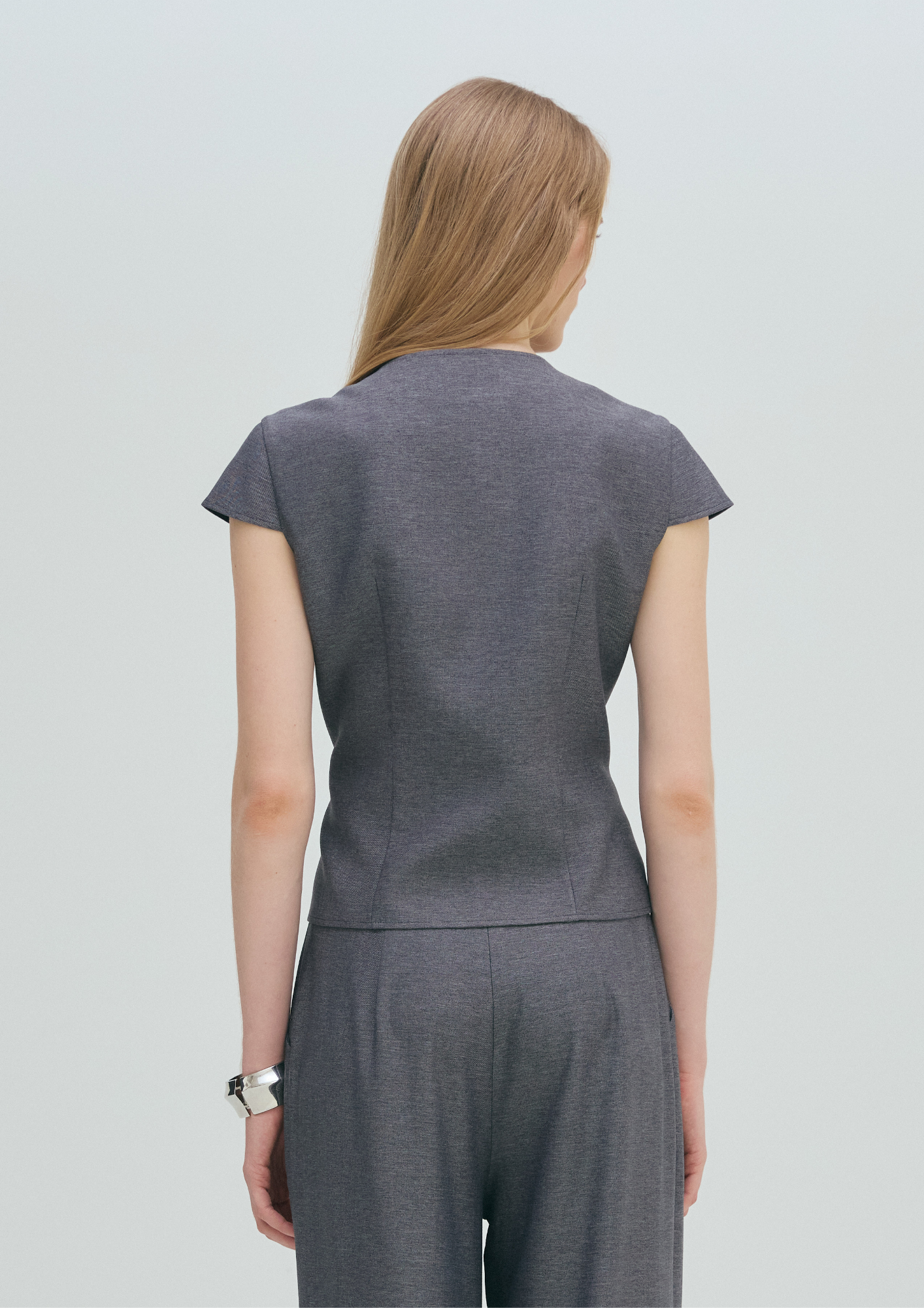 Buttoned Vest Top