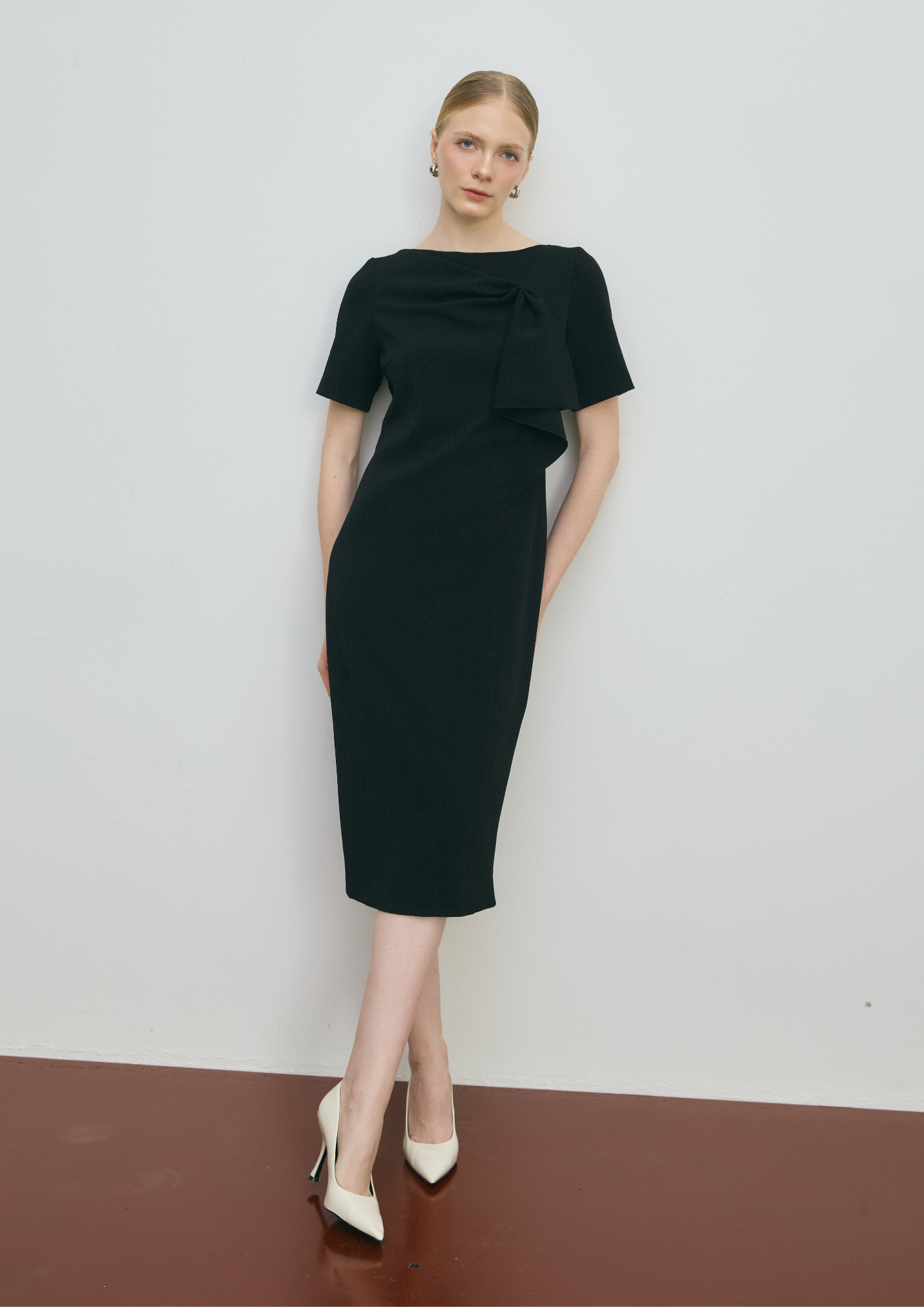 Draped Sheath Dress