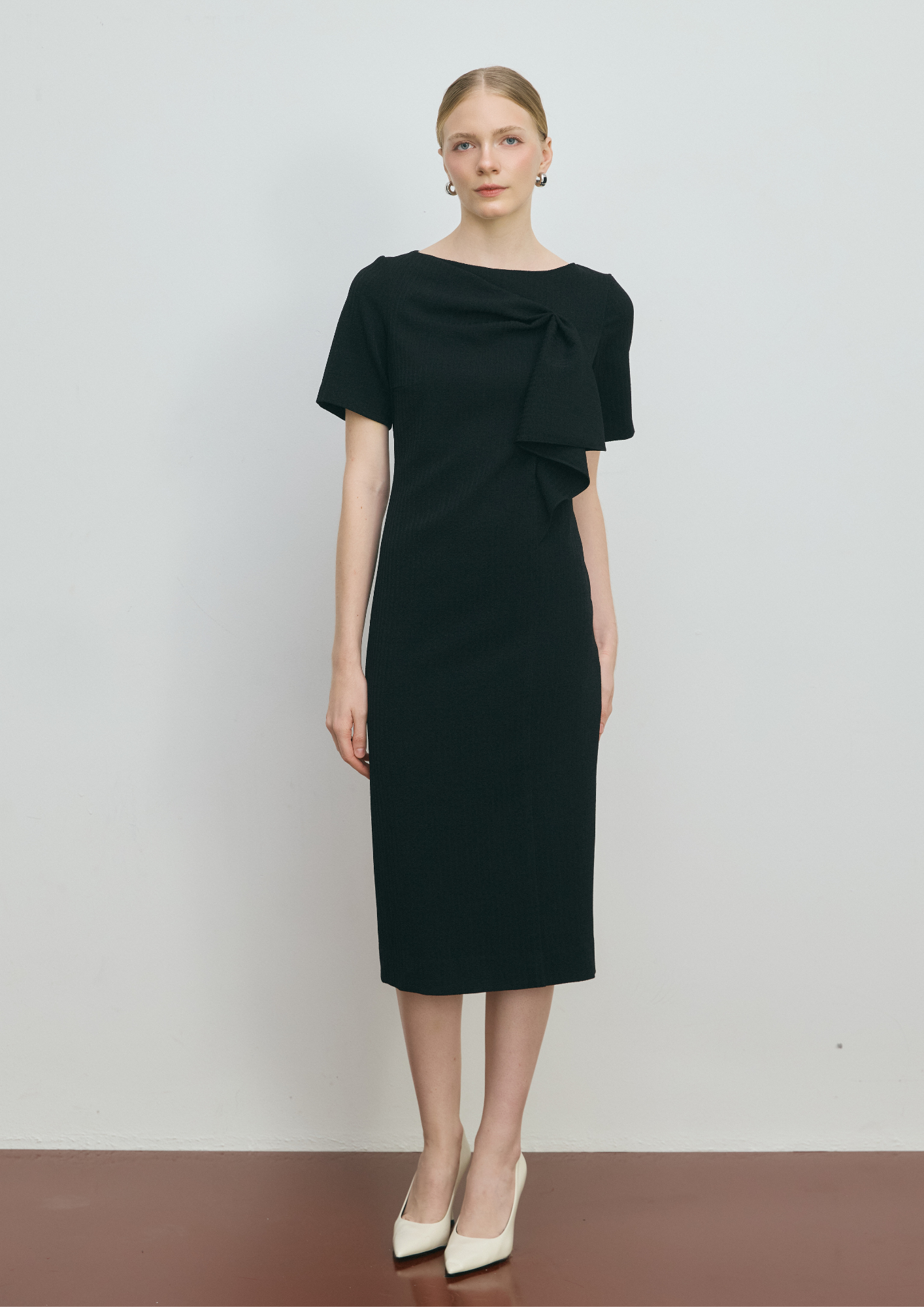 Draped Sheath Dress