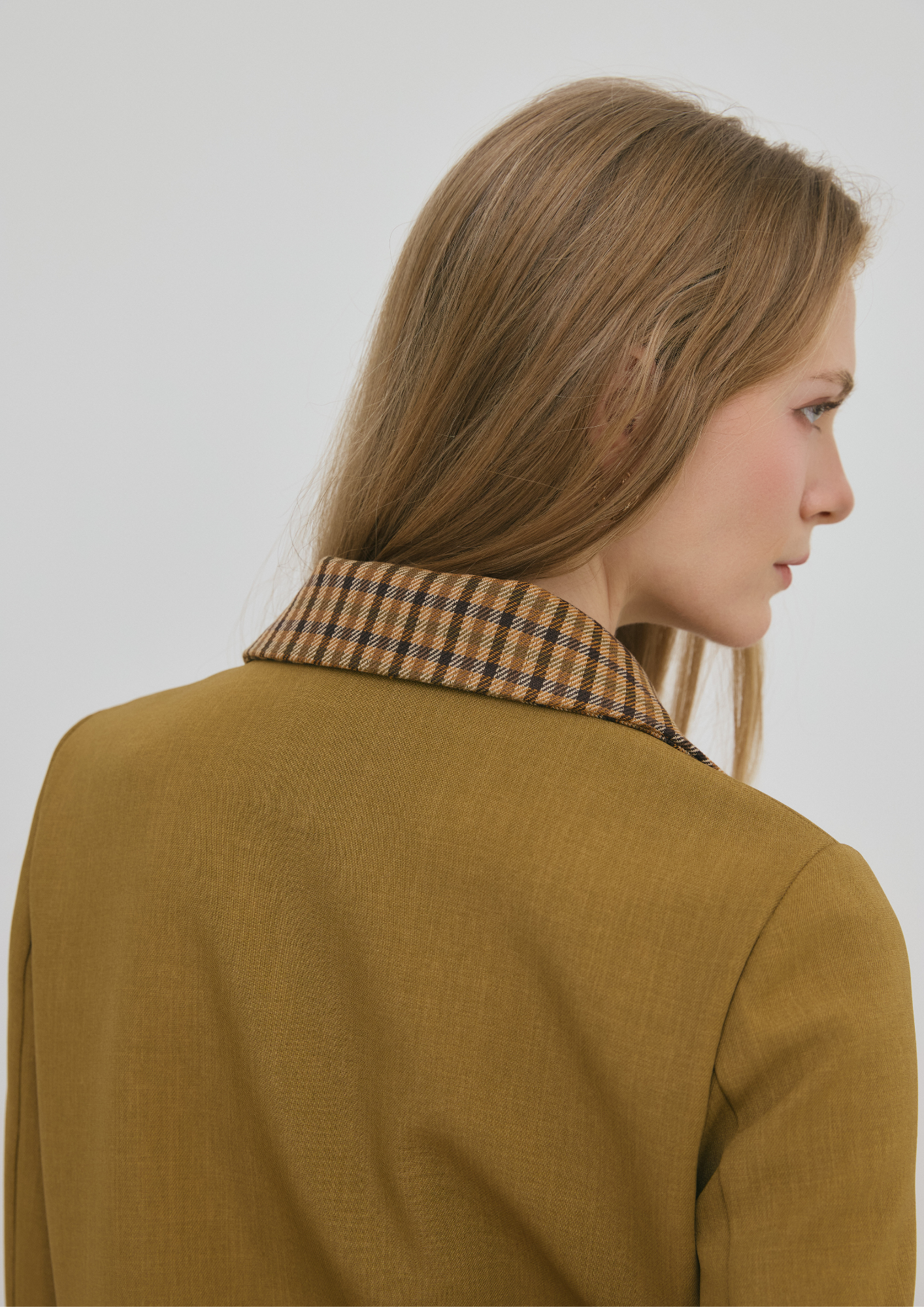 Plaid Cropped Jacket