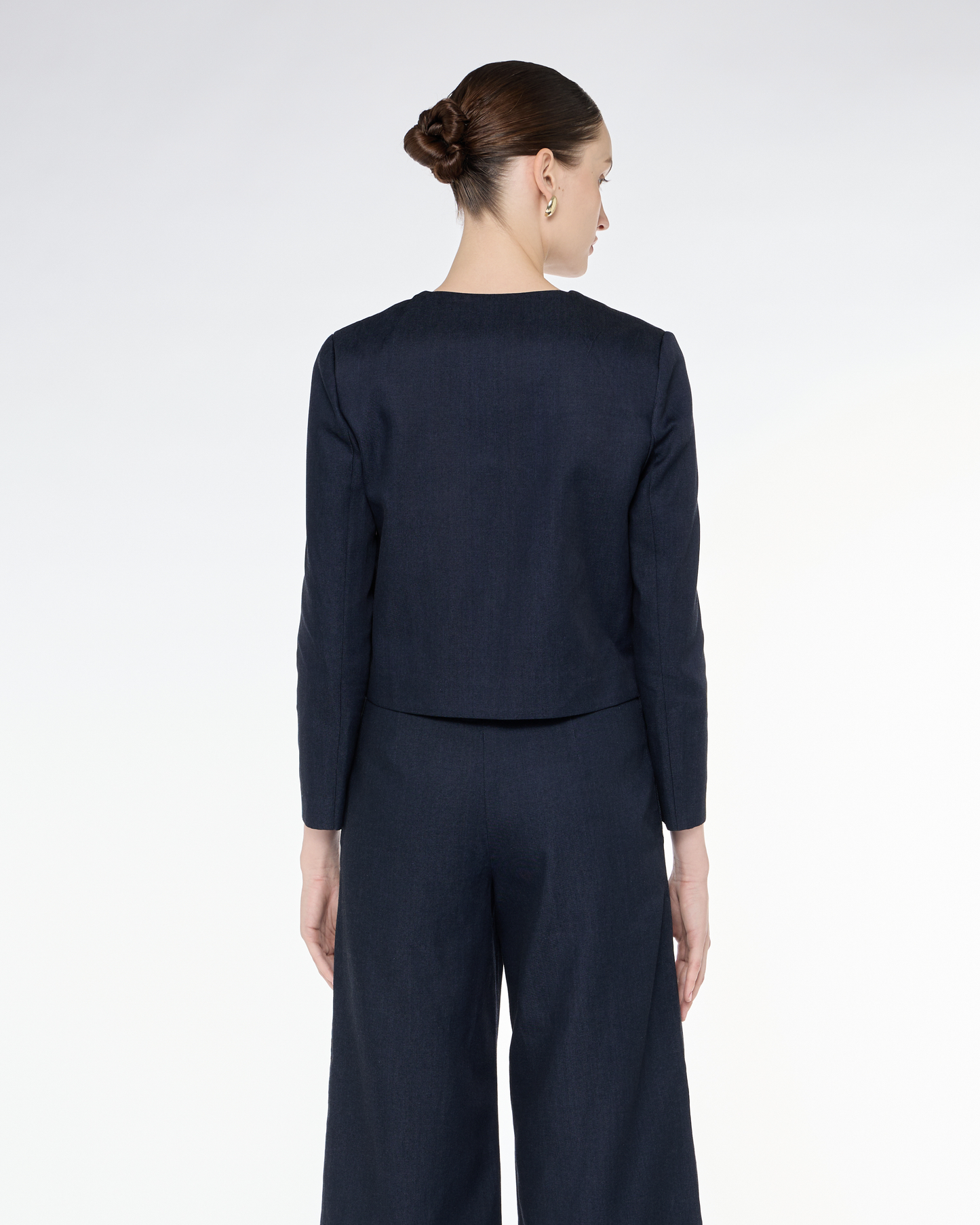 Double Breasted Denim Top