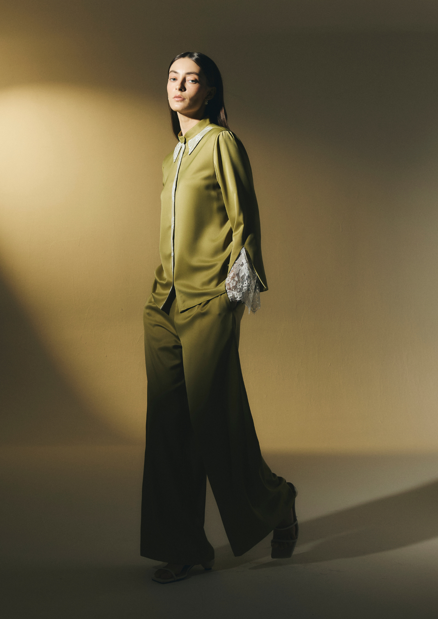 Satin Lacey Shirt