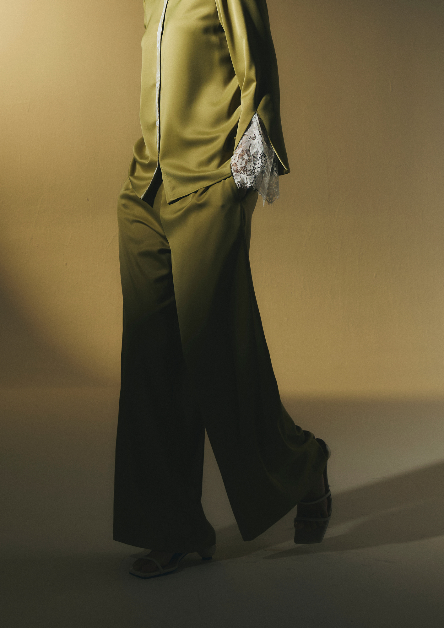 Satin Wide Leg Pants
