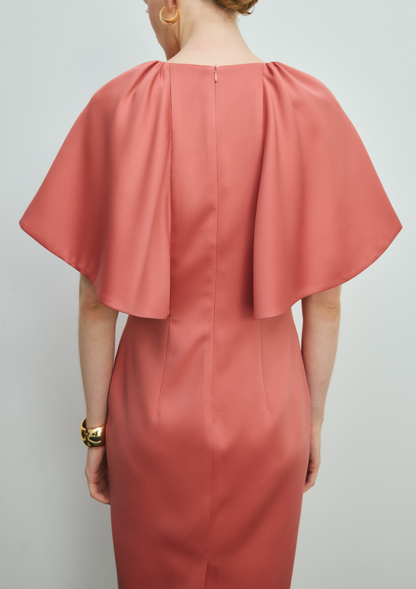 Cape Sleeve Dress