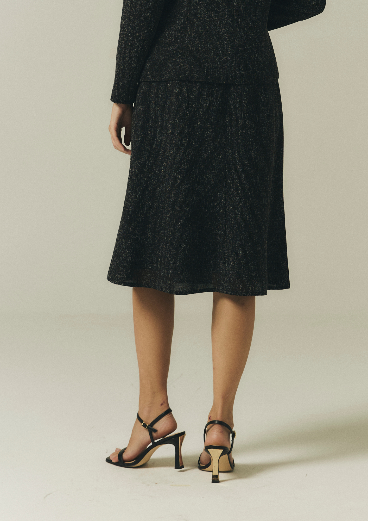 Tweed A-line Skirt