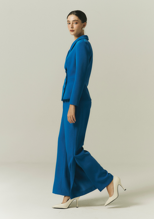 Wide Leg Side-Slit Pants