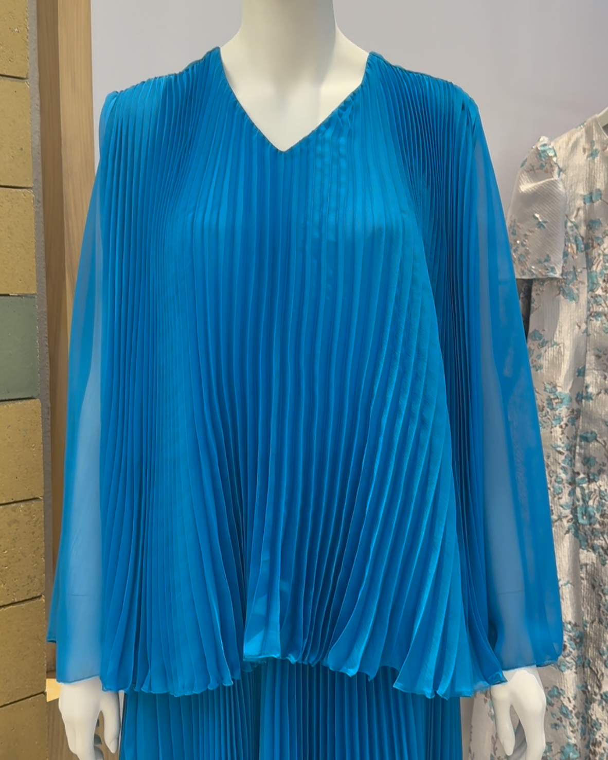 Pleated Chiffon Top