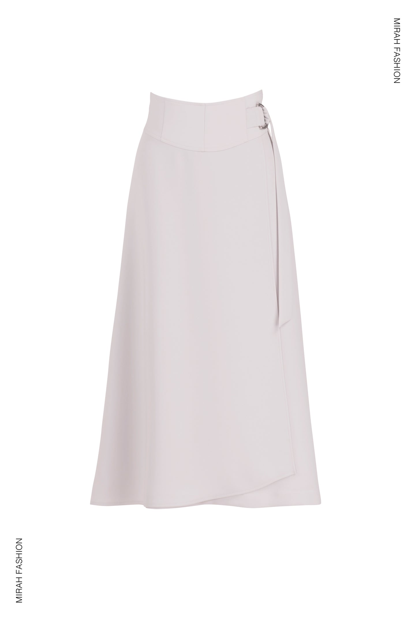 A-Line Skirt with Belt Strap