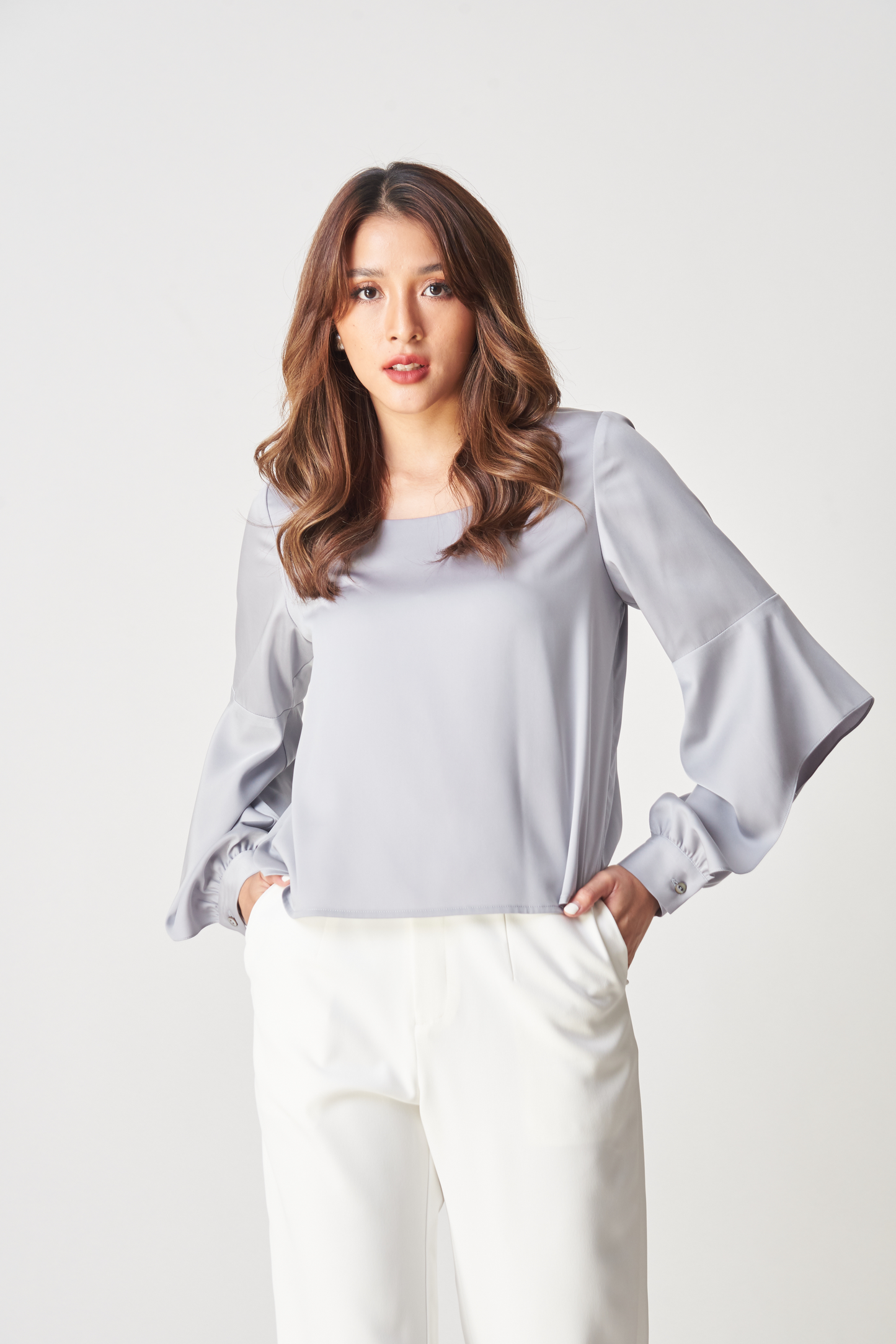 Wing Sleeve Blouse